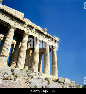 Acropolis Parthenon in Athens  Greece Stock Photo