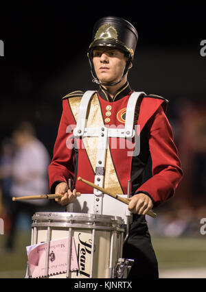 Football action with Sutter vs. Chico High School in Chico, California. Stock Photo