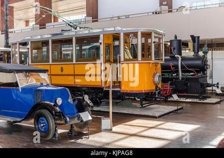 ZAGREB, CROATIA - JULY 18, 2017: Vintage vehicles Technical Museum in Zagreb Croatia Stock Photo