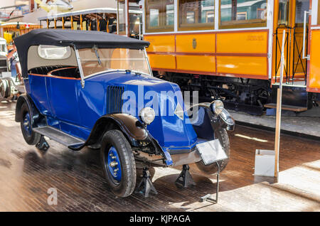 ZAGREB, CROATIA - JULY 18, 2017: Vintage vehicles Technical Museum in Zagreb Croatia Stock Photo