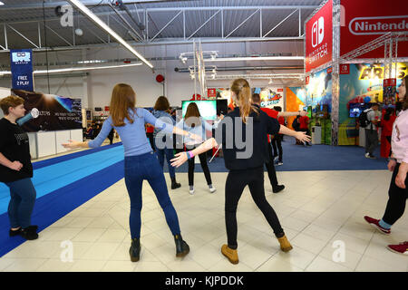 Nadarzyn, Poland. 25th Nov, 2017. Poland, Nadarzyn, November 25th, 2017: Warsaw Comic Con runs its seccond edition, exhibiting pop art and culture of Star Wars, Game of Thrones, cosplay, gaming and many other themes. Credit: Jake Ratz/Ģ����ý Live News Stock Photo