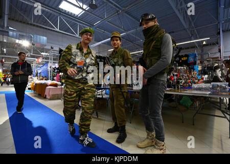 Nadarzyn, Poland. 25th Nov, 2017. Poland, Nadarzyn, November 25th, 2017: Warsaw Comic Con runs its seccond edition, exhibiting pop art and culture of Star Wars, Game of Thrones, cosplay, gaming and many other themes. Credit: Jake Ratz/Ģ����ý Live News Stock Photo