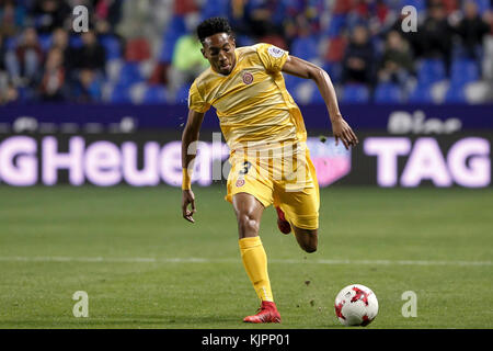 Valencia, Spain. 28th Nov, 2017. Mojica of Girona FC during spanish the Copa del Rey, Round of 32, Second Leg match between Levante UD vs Girona FC at Ciutat de Valencia Stadium on November 28, 2017. Credit: Gtres Información más Comuniación on line, S.L./Alamy Live News Stock Photo