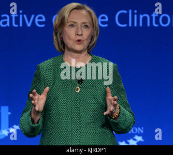 CORAL GABLES, FL - MARCH 07: Hillary Rodham Clinton, Former U.S. Secretary of State and U.S. Senator from New York and her daughter Chelsea Clinton, Vice Chair, Clinton Foundation embrace as they attend the 2015 Meeting of Clinton Global Initiative University at the University of Miami on March 7, 2015 in Coral Gables, Florida. The 2015 Clinton Global Initiative University meeting encourages students to take action on some of the Millennial generations biggest concerns such as the future of energy, the power of big data to address global challenges, and peace-building in the Middle East and No Stock Photo