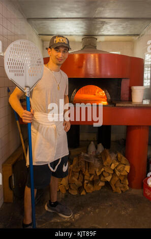 Scott's Pizza tours Brooklyn NYC Stock Photo