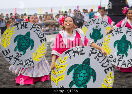 Street Dance Participants in Pawikan Festival 2017 ,Morong,Bataan,Philippines Stock Photo