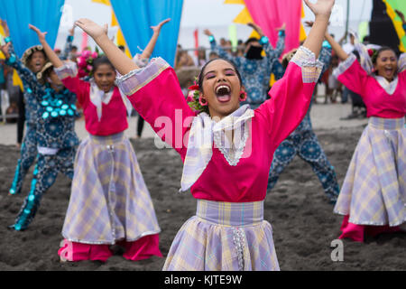 Street Dance Participants in Pawikan Festival 2017 ,Morong,Bataan,Philippines Stock Photo