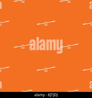 Seesaw pattern seamless Stock Vector