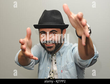 FORT LAUDERDALE, FL - OCTOBER 04: Enrique Santos poses for a portrait at iHeart Latino on October 4, 2016 in Fort Lauderdale, Florida.  People:  Enrique Santos Stock Photo