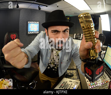 FORT LAUDERDALE, FL - OCTOBER 04: Enrique Santos poses for a portrait at iHeart Latino on October 4, 2016 in Fort Lauderdale, Florida.  People:  Enrique Santos Stock Photo