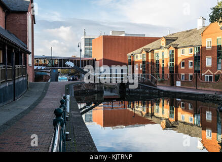 Banbury Canal, Castle Quay,Oxfordshire, England Stock Photo