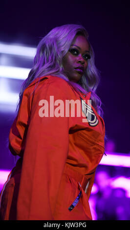 Norfolk, VIRGINIA, USA. 24th Nov, 2017. XSCAPE brings THE GREAT XSCAPE TOUR to the CONSTANT CENTER at OLD DOMINION UNIVERSITY in NORFOLK, VIRGINIA on 24 NOVEMBER 2017. Credit: Jeff Moore/ZUMA Wire/Alamy Live News Stock Photo