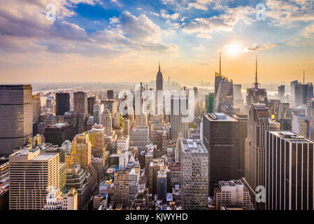 New York, New York, USA skyline. Stock Photo