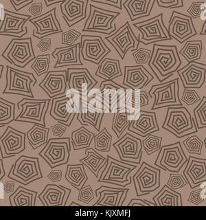 Turtle Shell Seamless Pattern Stock Vector