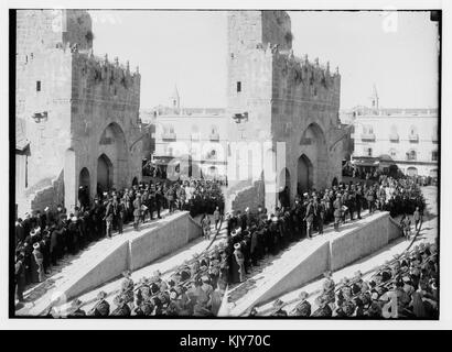 Entry of Field Marshall Allenby, Jerusalem, December 11th, 1917. matpc.02228 Stock Photo