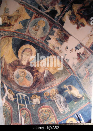 Freski vo Sv. Pantelejmon od Nerezi 03 Stock Photo