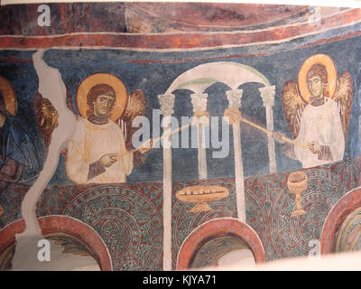 Freski vo Sv. Pantelejmon od Nerezi 08 Stock Photo