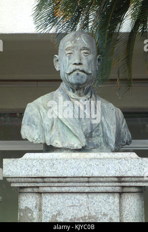 Bust of Dr. Sinnosuke Matsubara   Tokyo University of Marine Science and Technology   DSC00916 Stock Photo