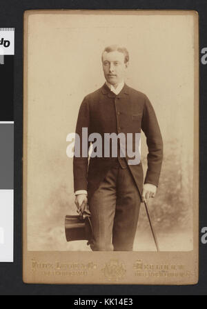 This photo from the Sam Eyde archive shows Freiherr Oleg von Herman in a vintage portrait, capturing a historical moment from the early 20th century. Stock Photo