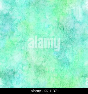 Vector and watercolor abstract teal blue background texture Stock Vector