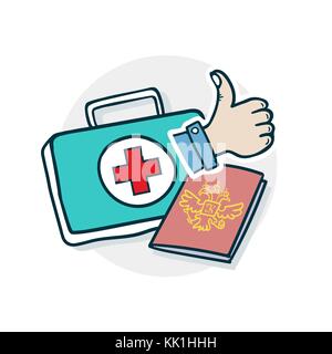 Services in the field of medicine icon Stock Vector