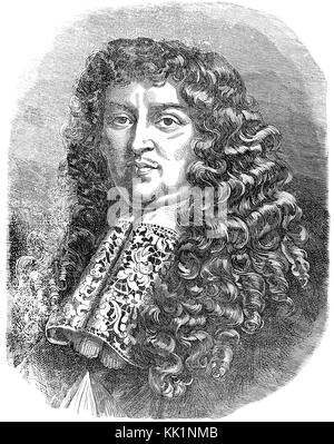 François Michel Le Tellier, Marquis de Louvois, 1641-1691, a French Secretary of State for War Stock Photo