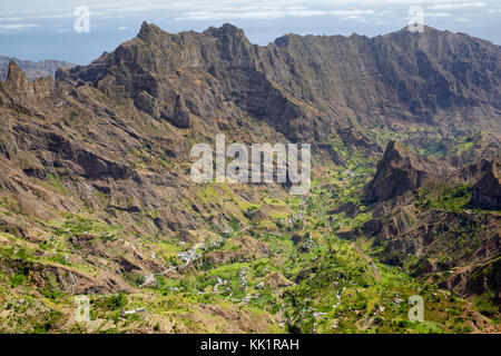 Ribeira do Paul (Valley of Paul), Santo Antao, Cape Verde (Cabo Verde) Stock Photo