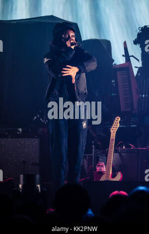 Brighton, UK . 27th Nov, 2017. Little Simz performs at Brighton Centre, Brighton on Monday 27 November 2017  Pictured: Little Simz, Simbiatu Ajikawo, Simbi Ajikawo. Credit: Julie Edwards/Alamy Live News Stock Photo