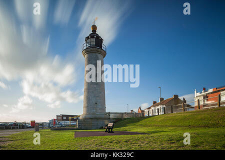 Kingston Lighthouse in Shoreham-by-Sea, West Sussex, England. Stock Photo