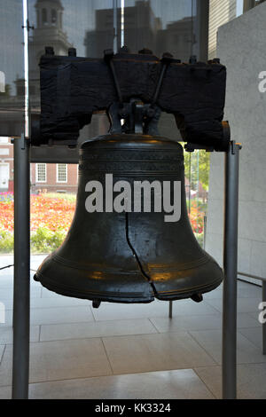 USA, Pennsylvania, Philadelphia, Liberty Bell Stock Photo