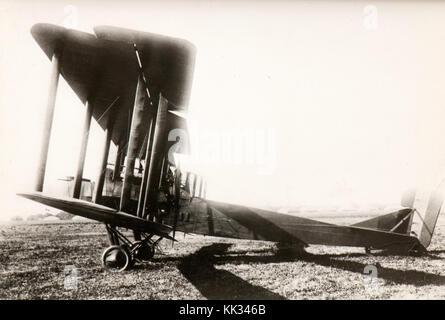 The night bombardier Gotha G5 (1917) Stock Photo