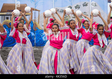 Street Dance Participants in Pawikan Festival 2017 ,Morong,Bataan,Philippines Stock Photo