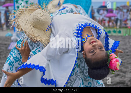 Street Dance Participants in Pawikan Festival 2017 ,Morong,Bataan,Philippines Stock Photo