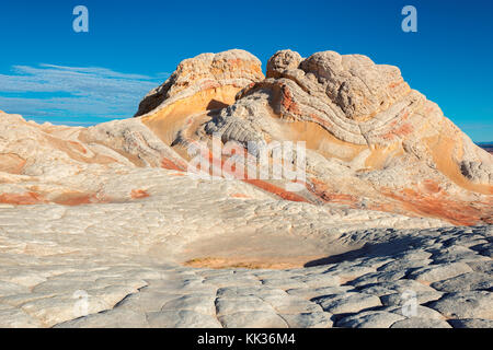 The White Pocket in Vermilion Cliffs National Monument, Arizona Stock Photo