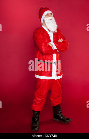 Santa Claus is very confident Stock Photo