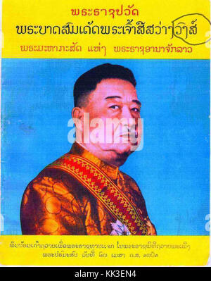 Biography of His Majesty King Sisavang Phoulivong (book covers) Stock Photo