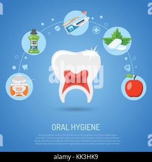 Oral Hygiene Concept Stock Vector