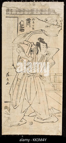 The Actor Ichikawa Monnosuke in the Role of Soga no Goro LACMA M.2006.136.56 Stock Photo