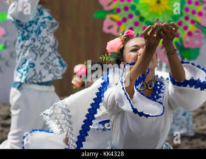 Street Dance Participants in Pawikan Festival 2017 ,Morong,Bataan,Philippines Stock Photo