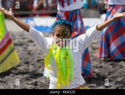 Street Dance Participants in Pawikan Festival 2017 ,Morong,Bataan,Philippines Stock Photo