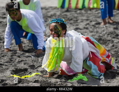 Street Dance Participants in Pawikan Festival 2017 ,Morong,Bataan,Philippines Stock Photo