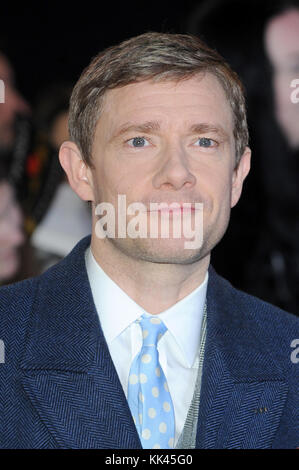 Martin Freeman attends The Hobbit: The Battle Of The Five Armies World Premiere at Odeon Leicester Square and Empire IMAX in London.  © Paul Treadway Stock Photo