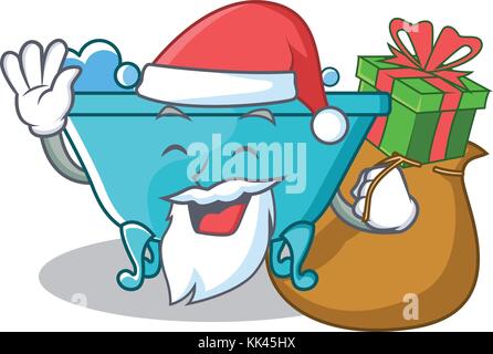 Santa bathtub character cartoon style Stock Vector Image & Art - Alamy