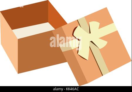 Opened gift box Stock Vector