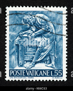 Vatican postage stamp Stock Photo