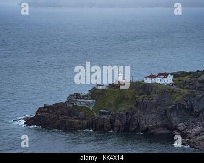 Fort Amherst Lighthouse National Historic Site, St. John's, Newfoundland, Canada. Stock Photo