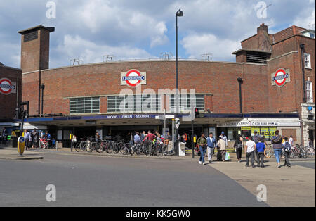 Wood Green Underground Station, High Road, Wood Green, London Borough ...