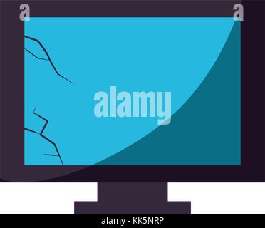 computer monitor icon Stock Vector