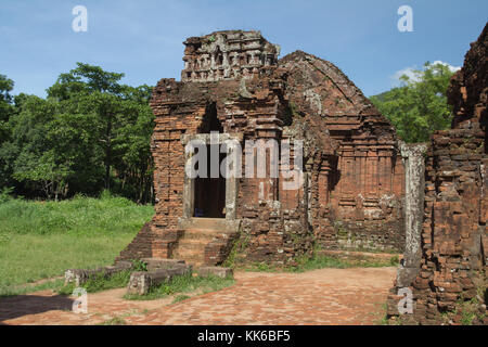 ancient ruins in vietnam Stock Photo