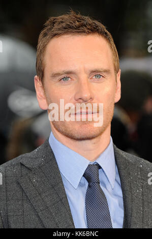 Michael Fassbender attends the UK Premiere of X-Men: Days Of Future Past at Odeon Leicester Square in London. 12th May 2014 © Paul Treadway Stock Photo